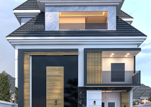 5 BEDROOM Maisonette with a gate man and generator house