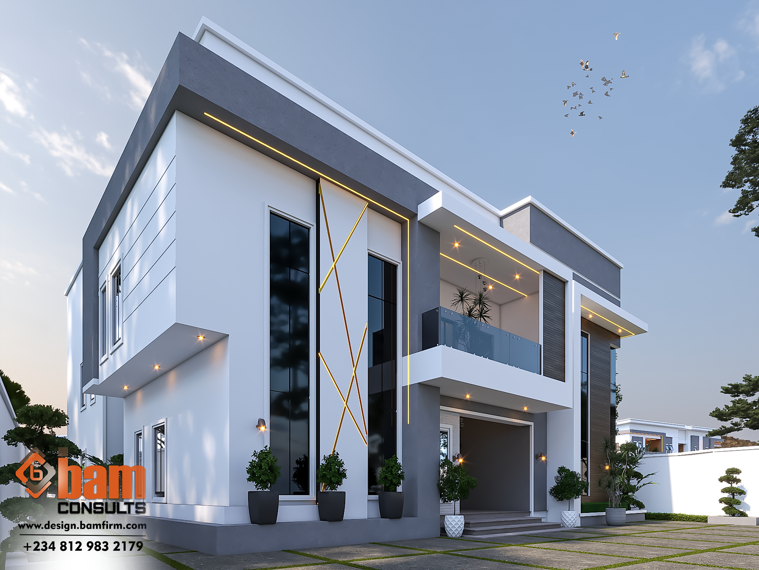 5-bedroom-duplex-architectural-design-bam-consults.jpg Modern 5-bedroom duplex house design