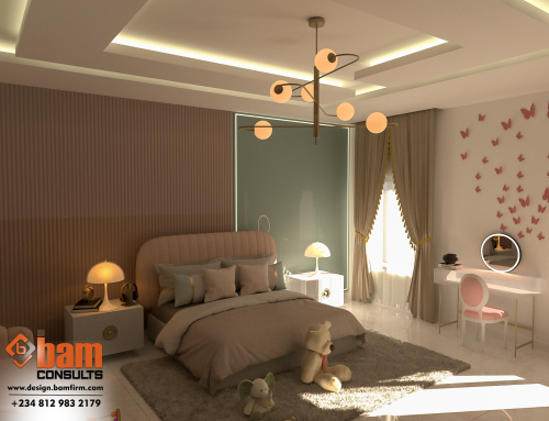 Modern Girls Bedroom Interior Design | Bam Consults