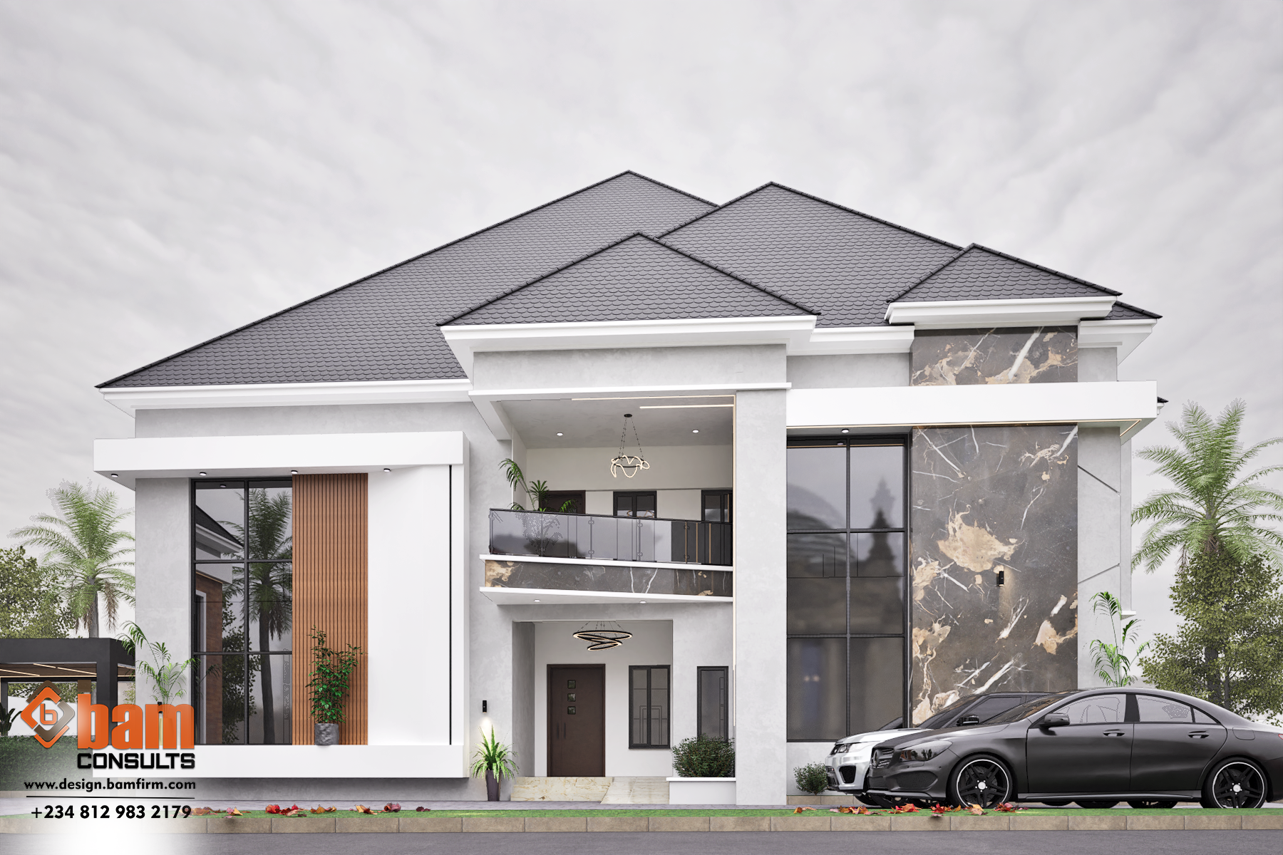 ABIAKAM 2 Modern luxury 7 bedroom fully detached duplex designed by Bam Consults