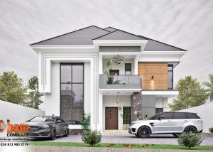 Luxury 4 bedroom duplex design in Nigeria by Bam Consults