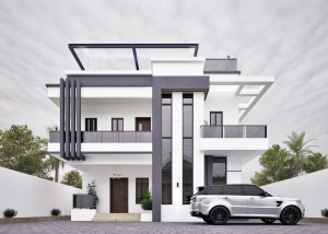 4 Bedroom Fully Detached Duplex exterior design